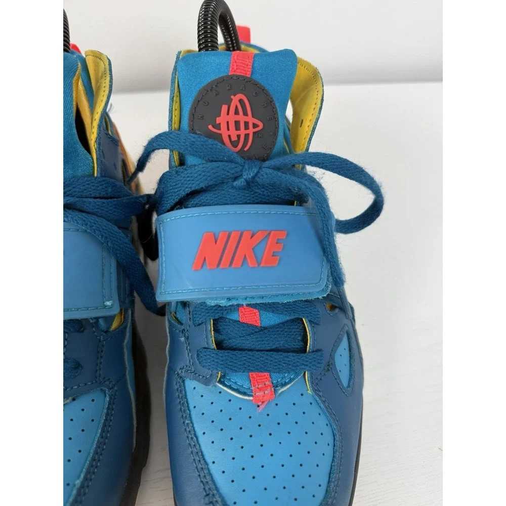 Nike Air Trainer Huarache Green Abyss Blue Lagoon‎ Size 5.5 Youth Shoes Sneakers